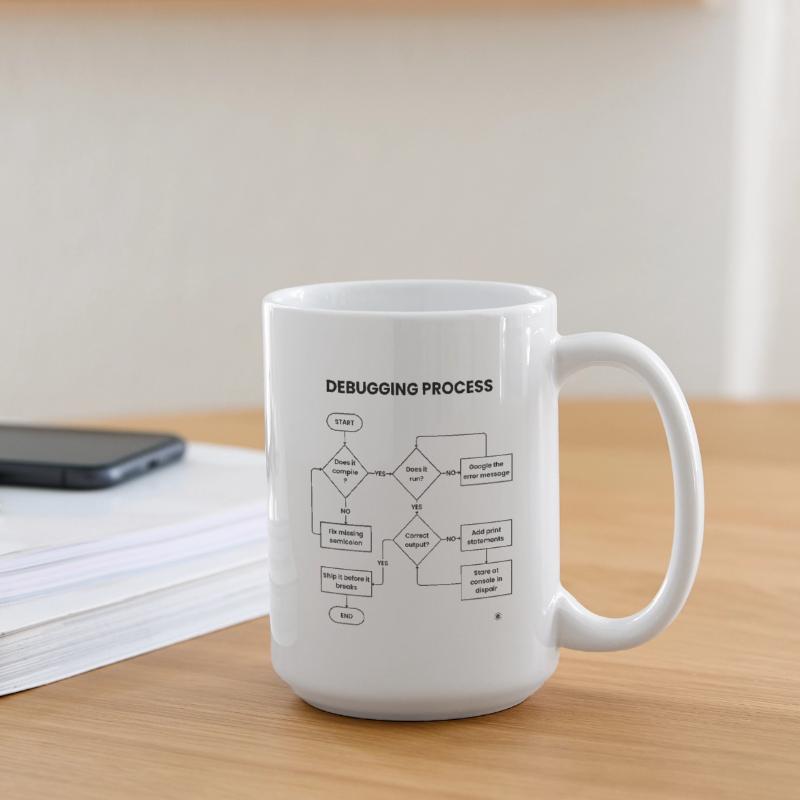 Debugging Process - Ship It Before Breaks Gift Large Mug 440 ml
