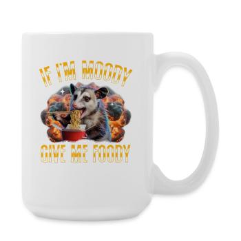 Drôle d’opossum - Grande tasse 440 ml - blanc - Droite