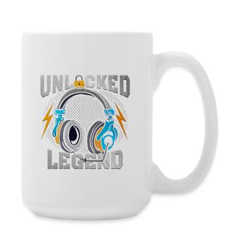 Level 7 Unlocked Legend - Große Tasse 440 ml - Weiß - Rechts