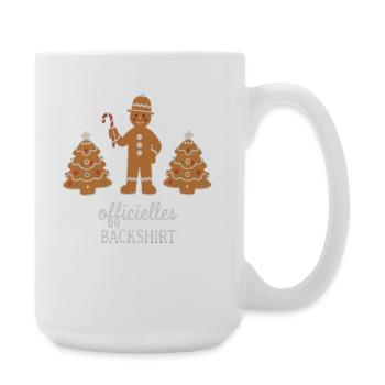 Cookies Baking Christmas Time Cookies Gingerbread - Large Mug 440 ml - white - Right