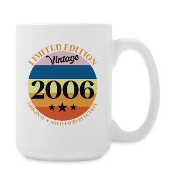 2006 Vintage Birthday Gift - Large Mug 440 ml - white - Right