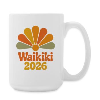 Waikiki 2026 Rétro Bloom - Grande tasse 440 ml - blanc - Droite