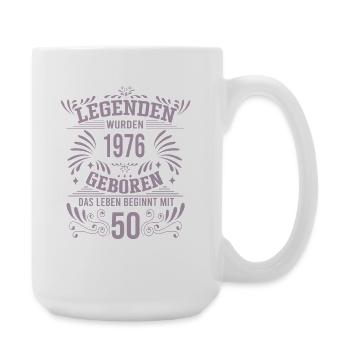 50e anniversaire Millésimes légendaires 1976 - Grande tasse 440 ml - blanc - Droite