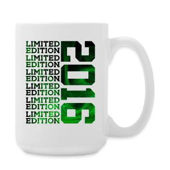 LIMITED EDITION 2016 10 YEARS 10TH BIRTHDAY - Large Mug 440 ml - white - Right