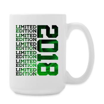 LIMITED EDITION 2018 8 JAHRE 8. GEBURTSTAG - Große Tasse 440 ml - Weiß - Rechts