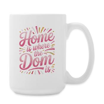 Cologne Home est là où le Dom est Cologne Carnaval Cologne - Grande tasse 440 ml - blanc - Droite