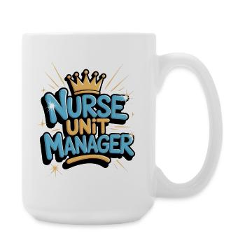 Pflegestationsleiter – Healthcare Leadership Nursing - Große Tasse 440 ml - Weiß - Rechts