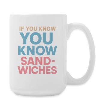 Eis-sandwich-liebhaber Sommerdessert - Large Mug 440 ml - white - Right