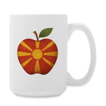 Macédoine du Nord - Grande tasse 440 ml - blanc - Droite
