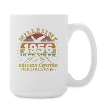 Vintage 1956 Vintage Retro Birthday Gift - Large Mug 440 ml - white - Right