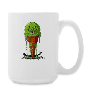 Attaque Crème Monster Ace - Grande tasse 440 ml - blanc - Droite