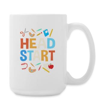 Enseignant de maternelle Enfant de maternelle - Grande tasse 440 ml - blanc - Droite