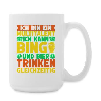 Bingo Game I'm a Multi-Talent Can Bingo & Beer - Large Mug 440 ml - white - Right