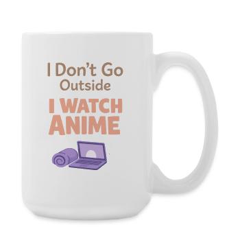 Anime-hausmensch Cuddly Weeb - Large Mug 440 ml - white - Right