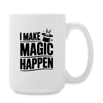 I Make Magic Happen - Large Mug 440 ml - white - Right