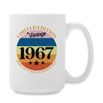 1967 Vintage Birthday Gift 67 Birthday - Large Mug 440 ml - white - Right