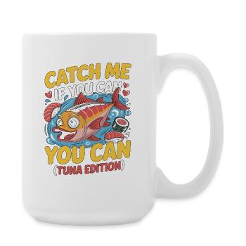 Sushi Catch Me If You Can Japanese Food Lover - Große Tasse 440 ml - Weiß - Rechts