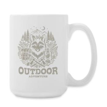 Outdoor Adventure | Nature - Camping - Hiking - Large Mug 440 ml - white - Right