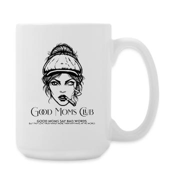 GuteMamasClub Brave Moms - Large Mug 440 ml - white - Right
