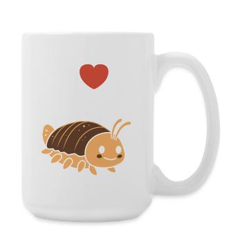 Woodlouse - Large Mug 440 ml - white - Right