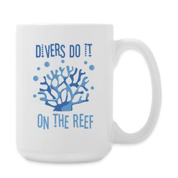 Diving Diver Snorkeling Recreational Diver - Large Mug 440 ml - white - Right