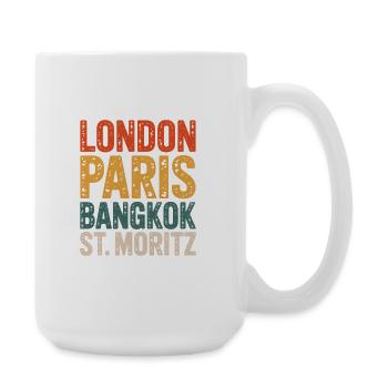 Saint-Moritz, Grisons suisses - Grande tasse 440 ml - blanc - Droite