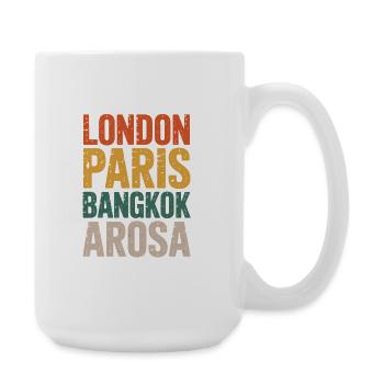 Arosa - Grande tasse 440 ml - blanc - Droite
