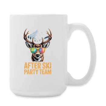 Après Ski After Ski Party Team - Große Tasse 440 ml - Weiß - Rechts