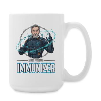 Pasteur-Immunizer-Rüstung - Große Tasse 440 ml - Weiß - Rechts