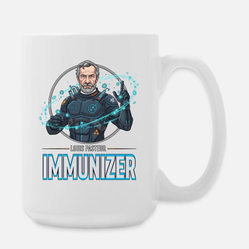 Pasteur-Immunizer-Rüstung - Große Tasse 440 ml - Weiß