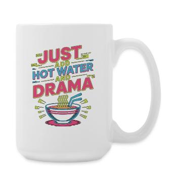 Ramen Just Add Hot Water Noodle Bowl Food Lover - Große Tasse 440 ml - Weiß - Rechts