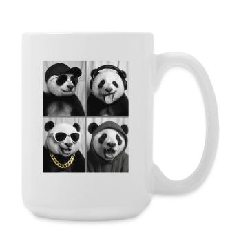 Panda - Grande tasse 440 ml - blanc - Droite