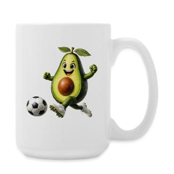 Avocado Football - Large Mug 440 ml - white - Right