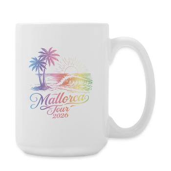 Voyage de Majorque 2026 Coloré - Grande tasse 440 ml - blanc - Droite