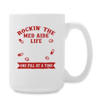 Medizinische Fachangestellte MFA - Große Tasse 440 ml - Weiß - Rechts
