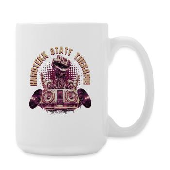 Hardtekk Tekke Ostdeutschland - Große Tasse 440 ml - Weiß - Rechts