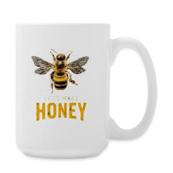Imker Beekeeper Honey Honig Bee Biene Bees Bienen - Large Mug 440 ml - white - Right
