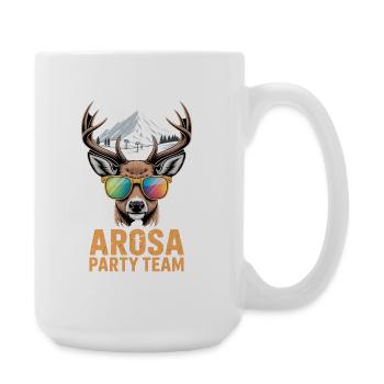 Équipe Arosa Party Après Ski - Grande tasse 440 ml - blanc - Droite