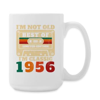 1956 Vintage Retro Birthday Gift - Large Mug 440 ml - white - Right