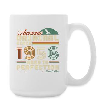 1956 Vintage Retro Birthday Gift - Large Mug 440 ml - white - Right