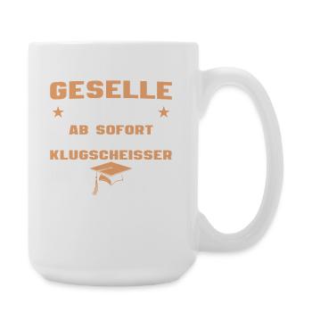 Examen de compagnon 2026 Apprentissage réussi - Grande tasse 440 ml - blanc - Droite