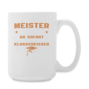 Master craftsman 2026 master craftsman's examination passed training - Large Mug 440 ml - white - Right