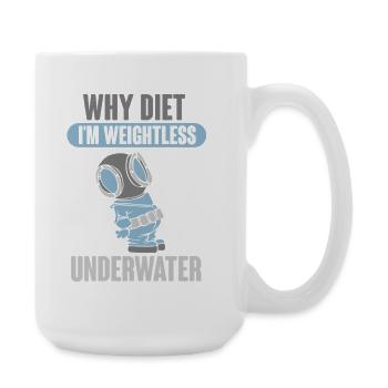 Diving Diver Snorkeling Recreational Diver - Large Mug 440 ml - white - Right
