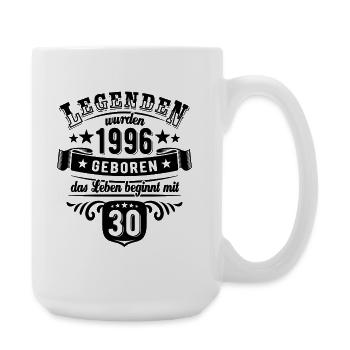 Les légendes sont nées en 1996 | 30 ans - Grande tasse 440 ml - blanc - Droite