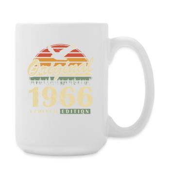 1966 Vintage Born Retro Vintage Birthday - Large Mug 440 ml - white - Right