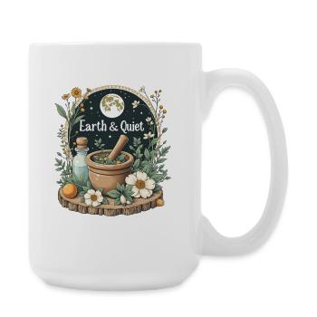 Earth & Quiet Waldhexen Naturmagie - Große Tasse 440 ml - Weiß - Rechts