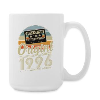 Original 1996 Vintage Vintage Anniversaire Rétro - Grande tasse 440 ml - blanc - Droite