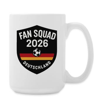 Weltmeister fan squad 2026, deutschland fußball - Große Tasse 440 ml - Weiß - Rechts