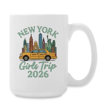 New York Girls Trip 2026 - Große Tasse 440 ml - Weiß - Rechts