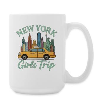 New York Girls Trip - Große Tasse 440 ml - Weiß - Rechts